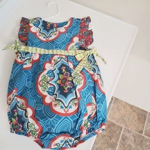 Size 2 Eleanor Rose Bubble Onesie